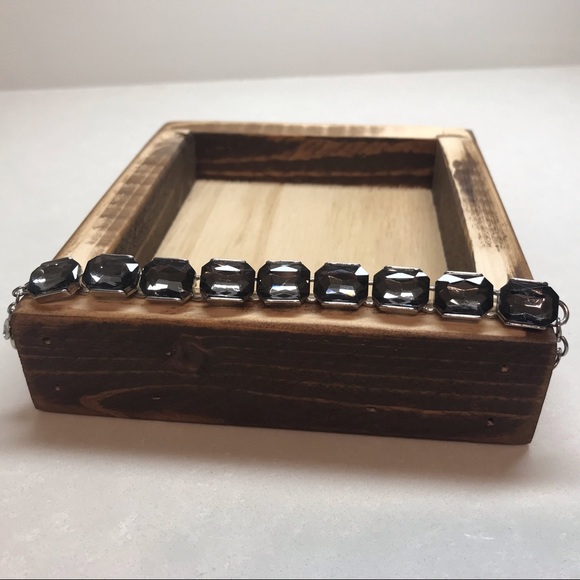 LOFT Bracelet - black stone 6" - Picture 2 of 4